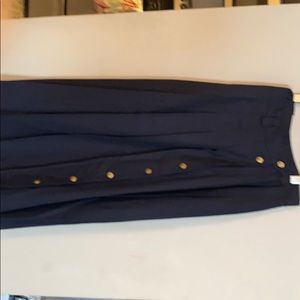 JH Collectibles 100% Wool Pleated Midi Skirt Vint